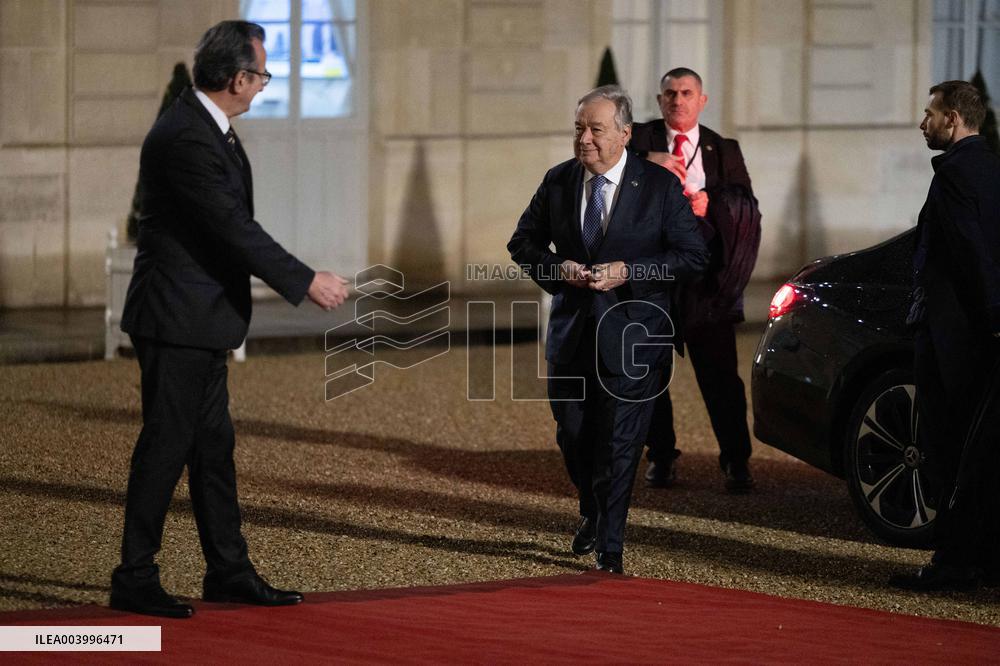 Arrivals for a State Dinner at the Elysee during the AI Action Summit - Paris RL