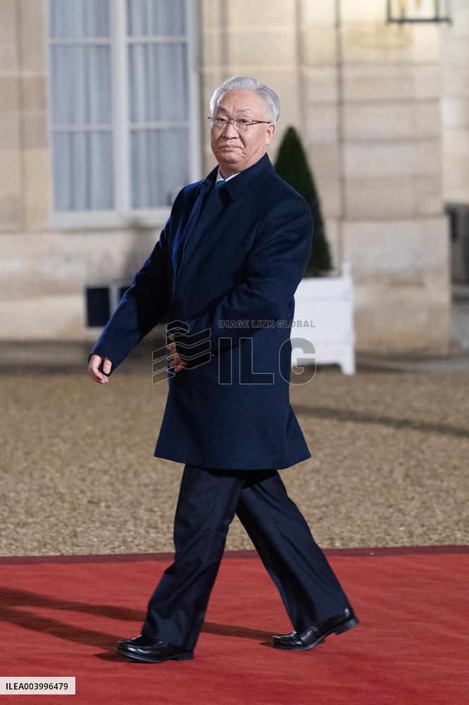 Arrivals for a State Dinner at the Elysee during the AI Action Summit - Paris RL