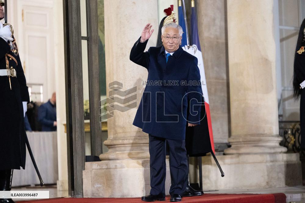 Arrivals for a State Dinner at the Elysee during the AI Action Summit - Paris RL