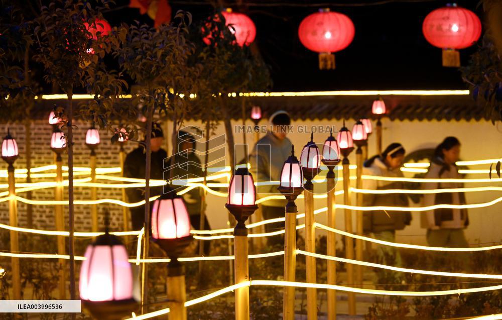Nine-curved Yellow River Lantern Array in Handan