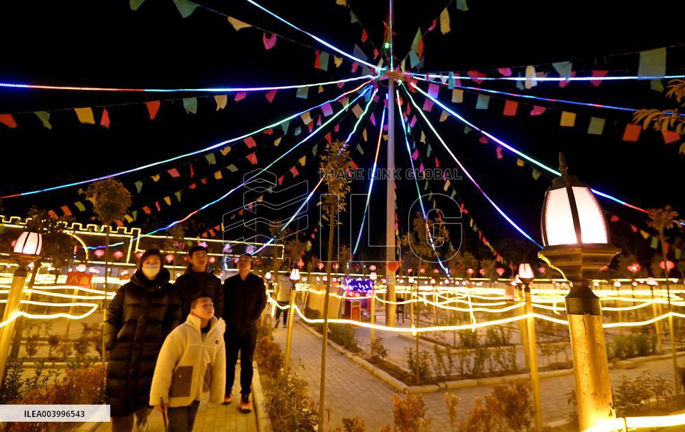 Nine-curved Yellow River Lantern Array in Handan