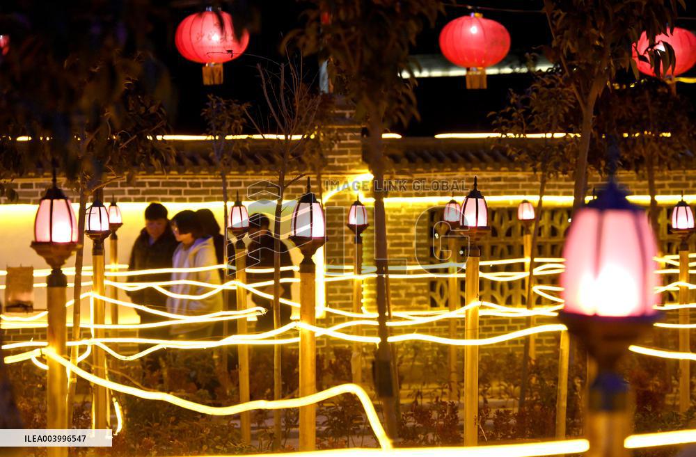 Nine-curved Yellow River Lantern Array in Handan