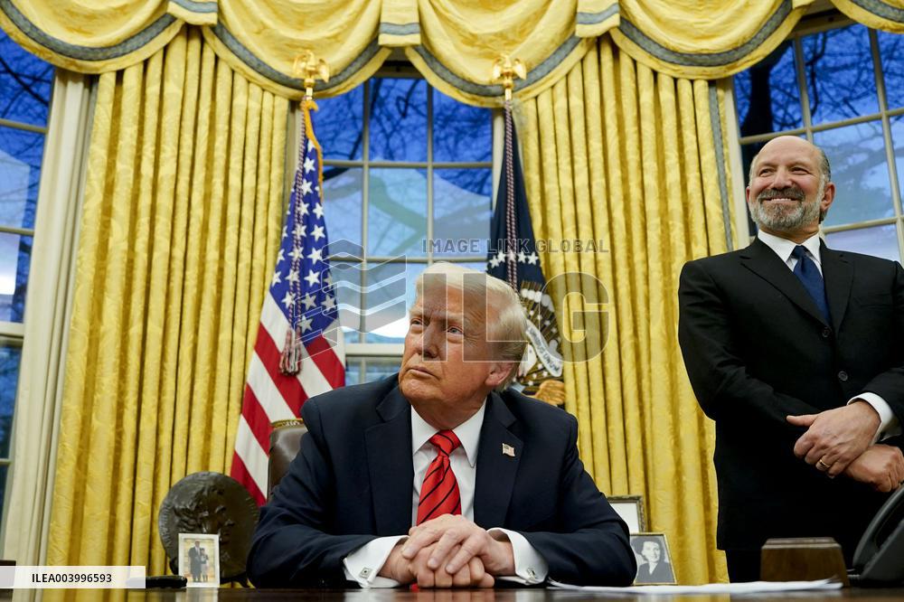 President Trump Signs An Executive Order - DC