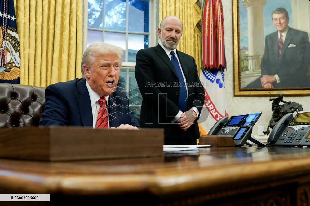 President Trump Signs An Executive Order - DC