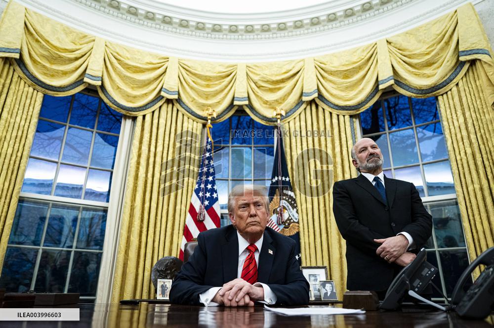 President Trump Signs An Executive Order - DC