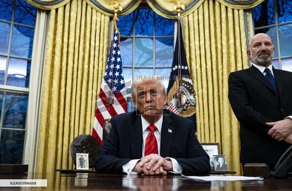 President Trump Signs An Executive Order - DC