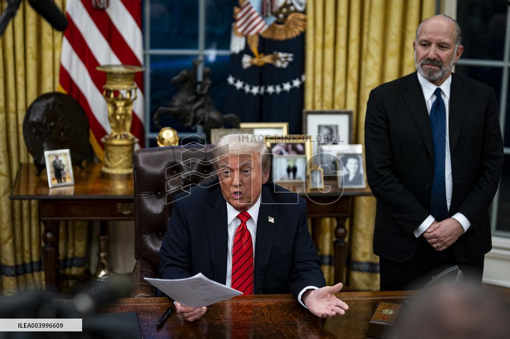 President Trump Signs An Executive Order - DC