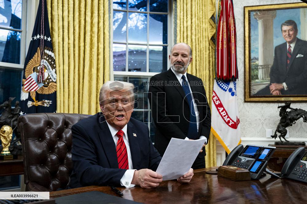 President Trump Signs An Executive Order - DC