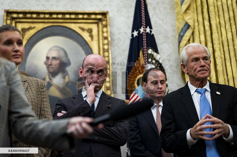 President Trump Signs An Executive Order - DC