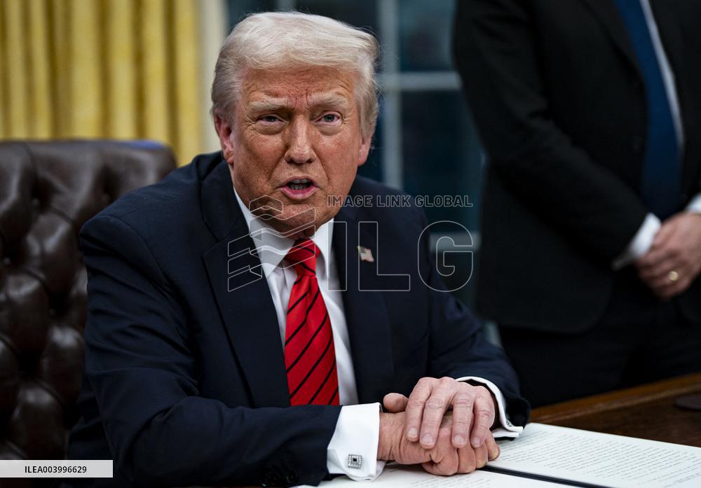 President Trump Signs An Executive Order - DC