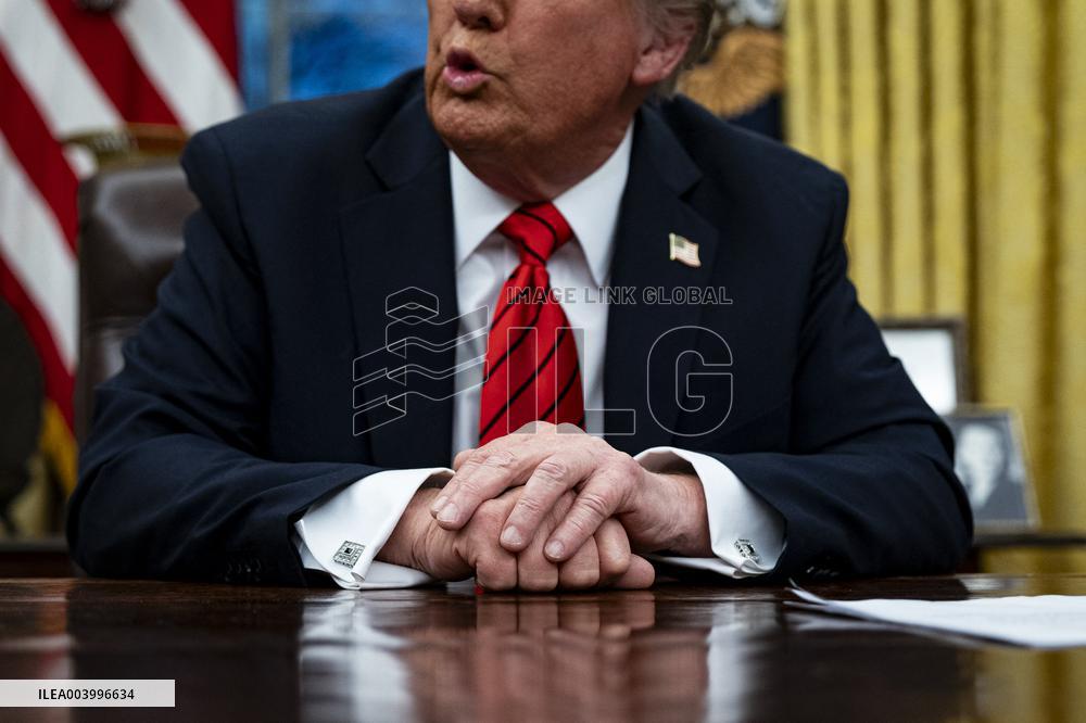 President Trump Signs An Executive Order - DC