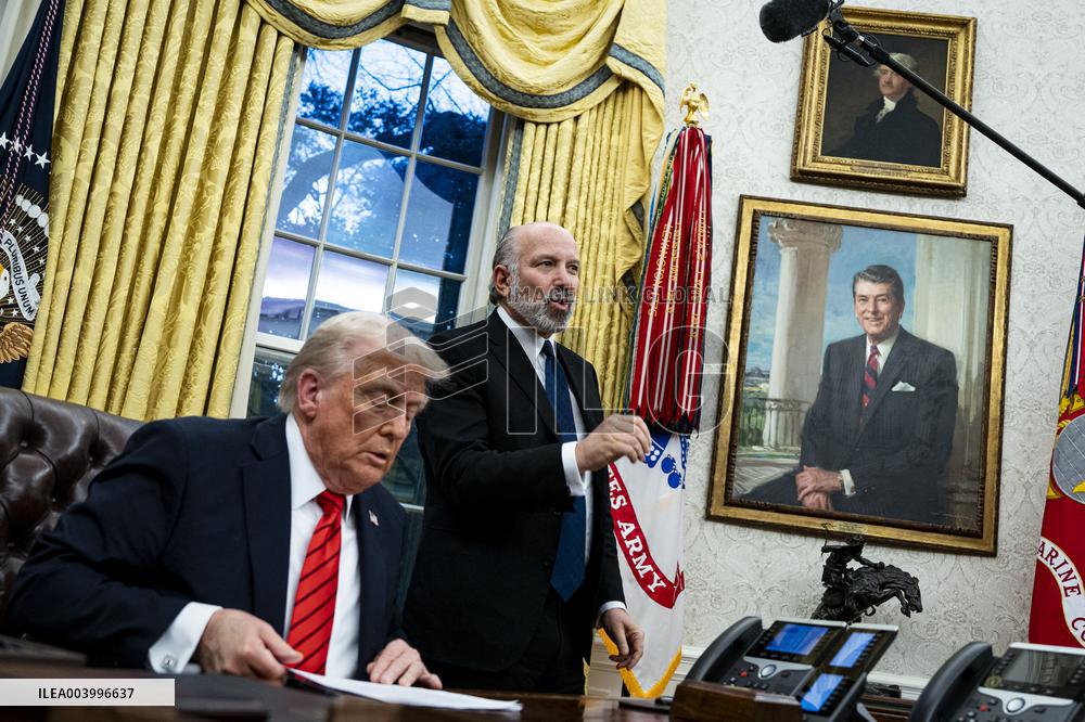 President Trump Signs An Executive Order - DC