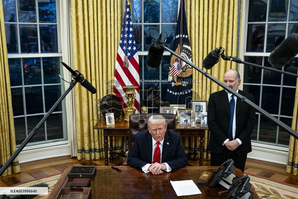 President Trump Signs An Executive Order - DC