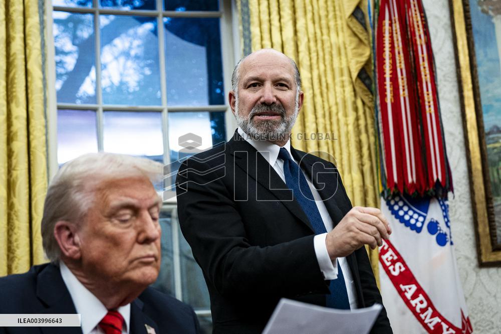 President Trump Signs An Executive Order - DC