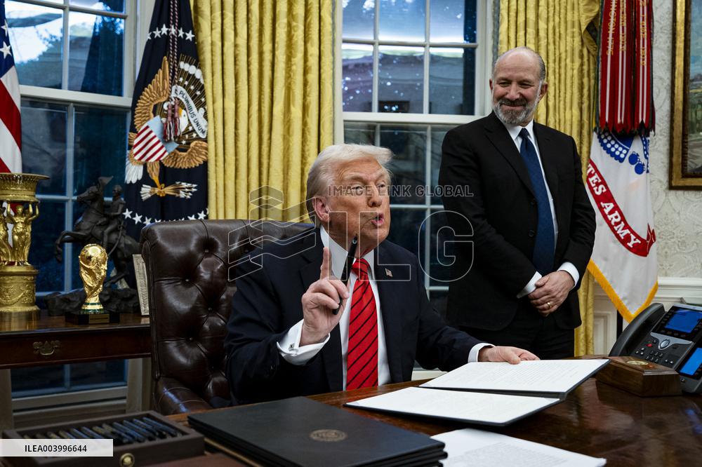 President Trump Signs An Executive Order - DC