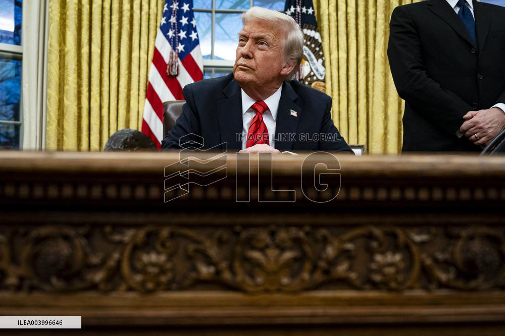 President Trump Signs An Executive Order - DC