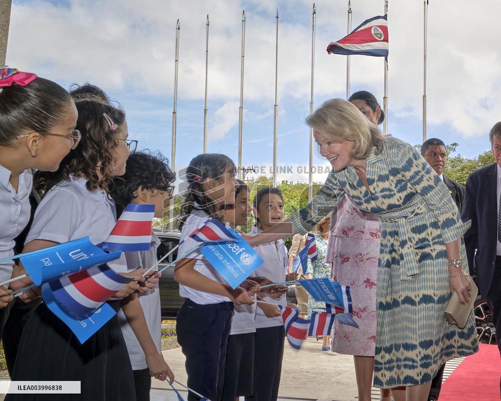 Queen Mathilde Visit To Costa Rica