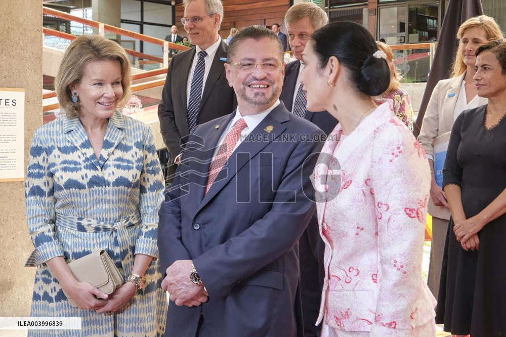 Queen Mathilde Visit To Costa Rica