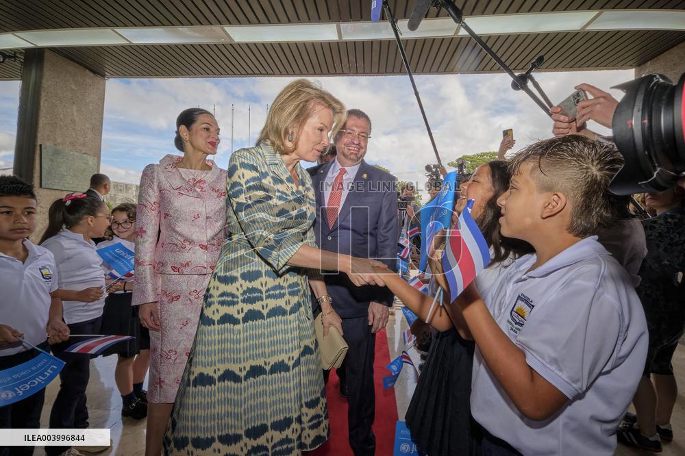 Queen Mathilde Visit To Costa Rica