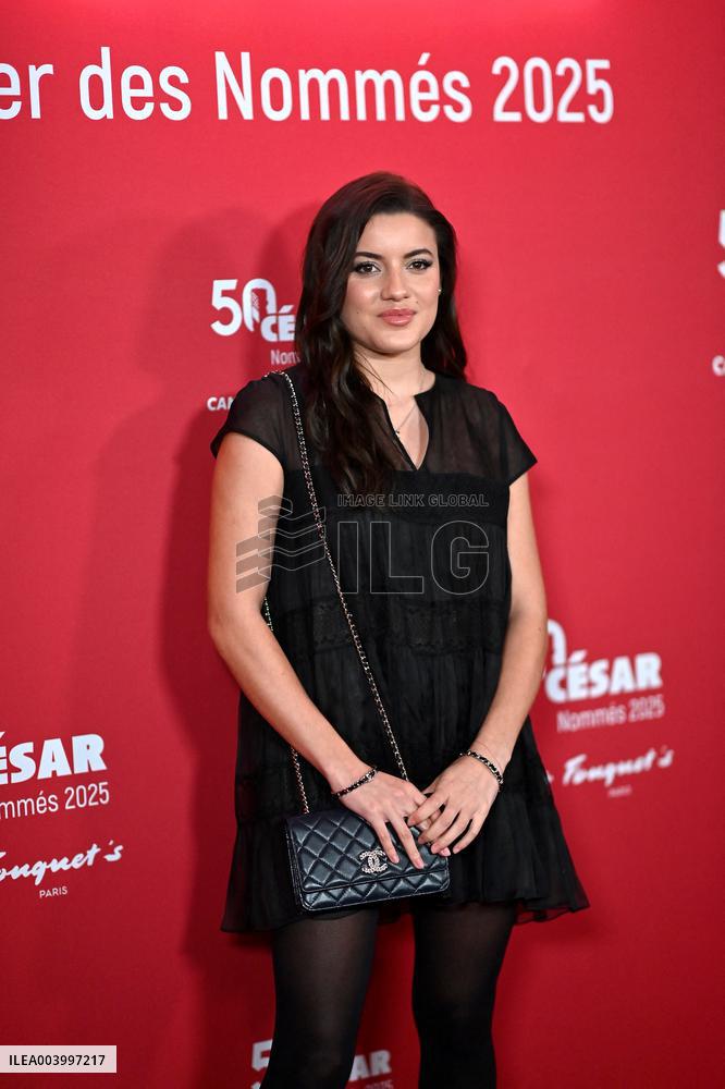 Cesar 2025 - Nominee Dinner - Paris