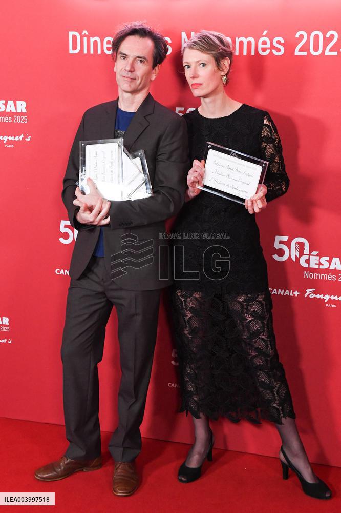 Cesar 2025 Nominee Dinner