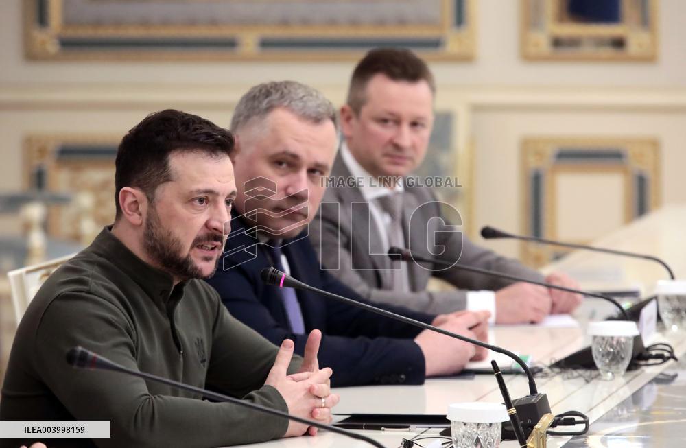 Meeting of Ukrainian President and EIB President in Kyiv