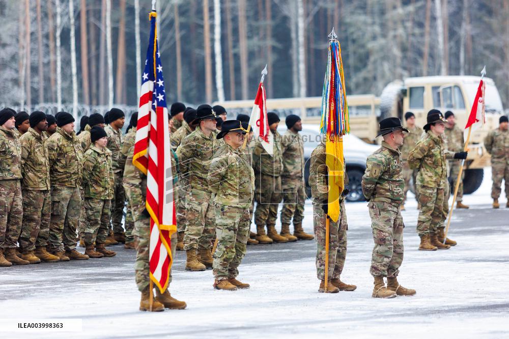 Handover ceremony at Camp Reedo