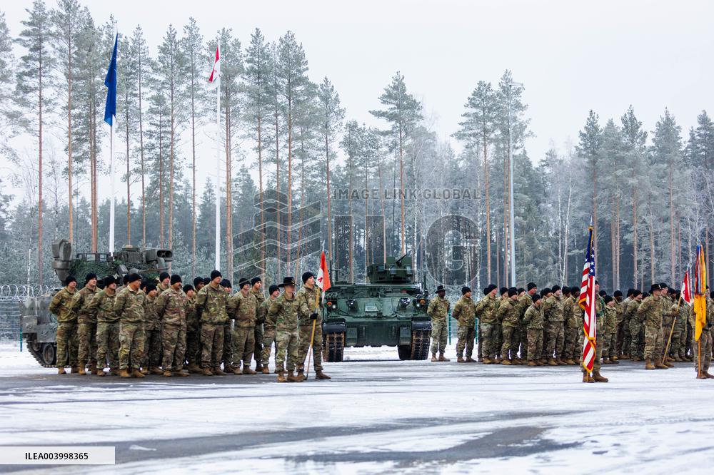 Handover ceremony at Camp Reedo