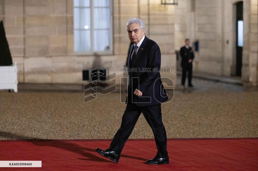 Artificial Intelligence (AI) Action Summit State Dinner - Paris