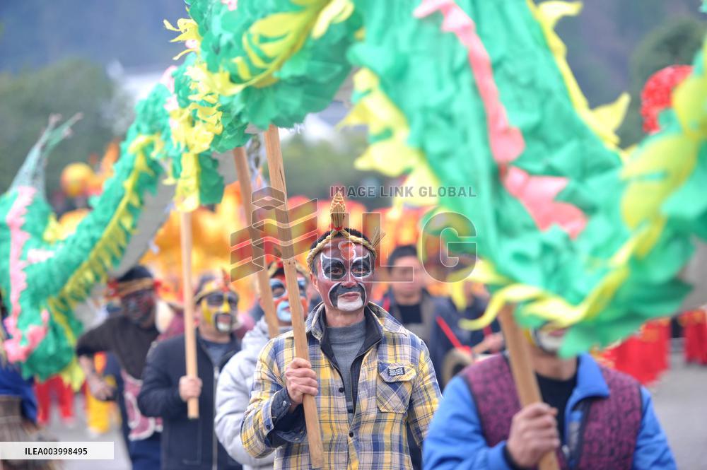 Lantern Festival Celebrate in Qiandongnan