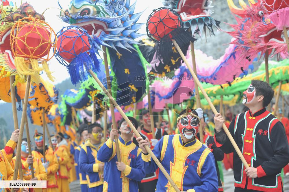 Lantern Festival Celebrate in Qiandongnan