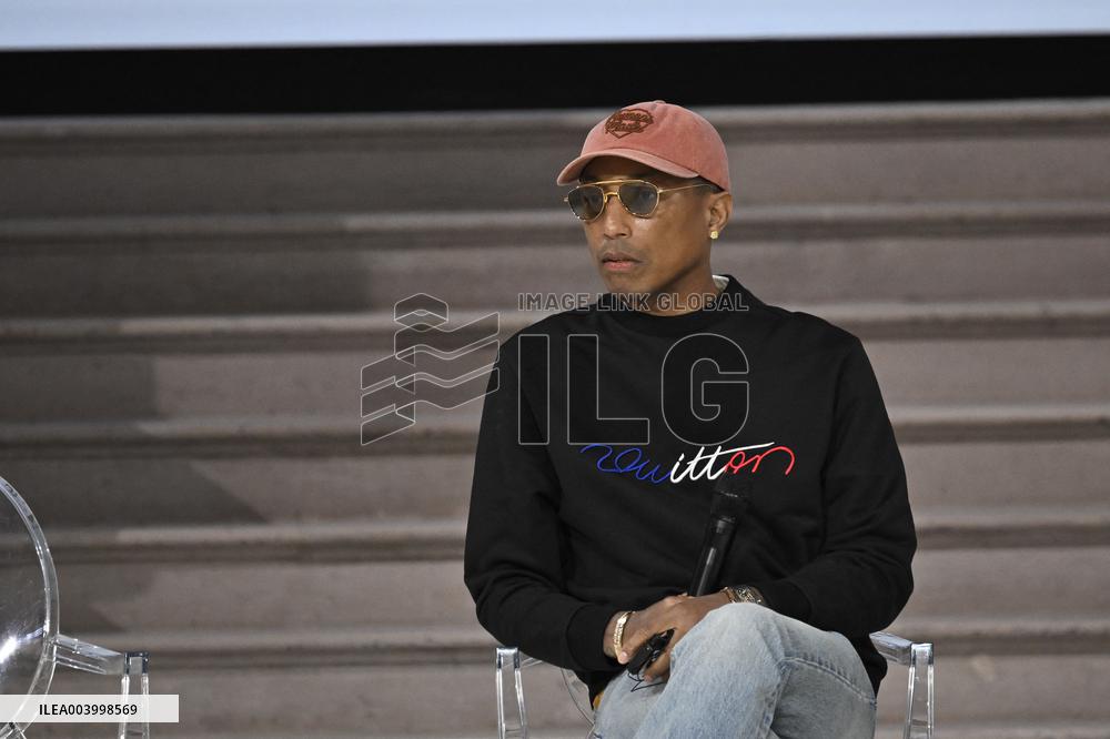 Pharrell Williams At Artificial Intelligence AI Action Summit - Paris