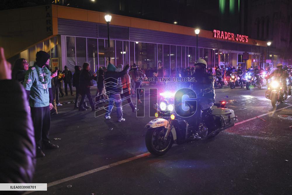 Philadelphia Celebrates Eagles Win