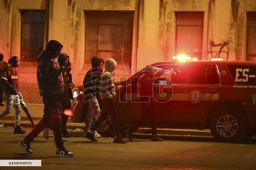 Philadelphia Celebrates Eagles Win