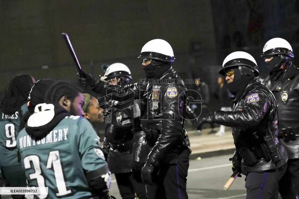 Philadelphia Celebrates Eagles Win