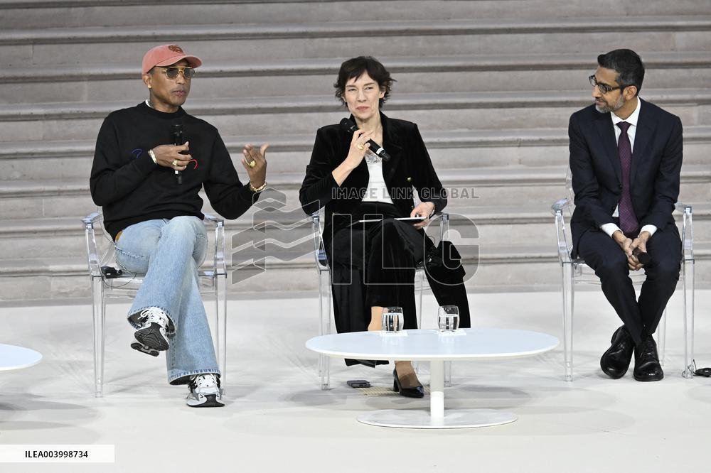 Pharrell Williams At Artificial Intelligence AI Action Summit - Paris