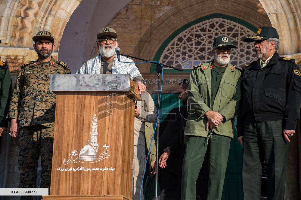 Iran Parade Basij and IRGC - Tehran