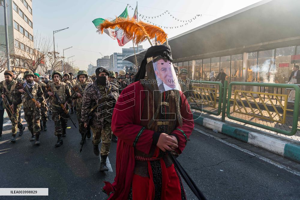 Iran Parade Basij and IRGC - Tehran