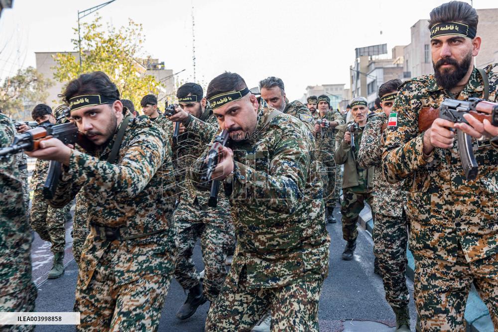 Iran Parade Basij and IRGC - Tehran