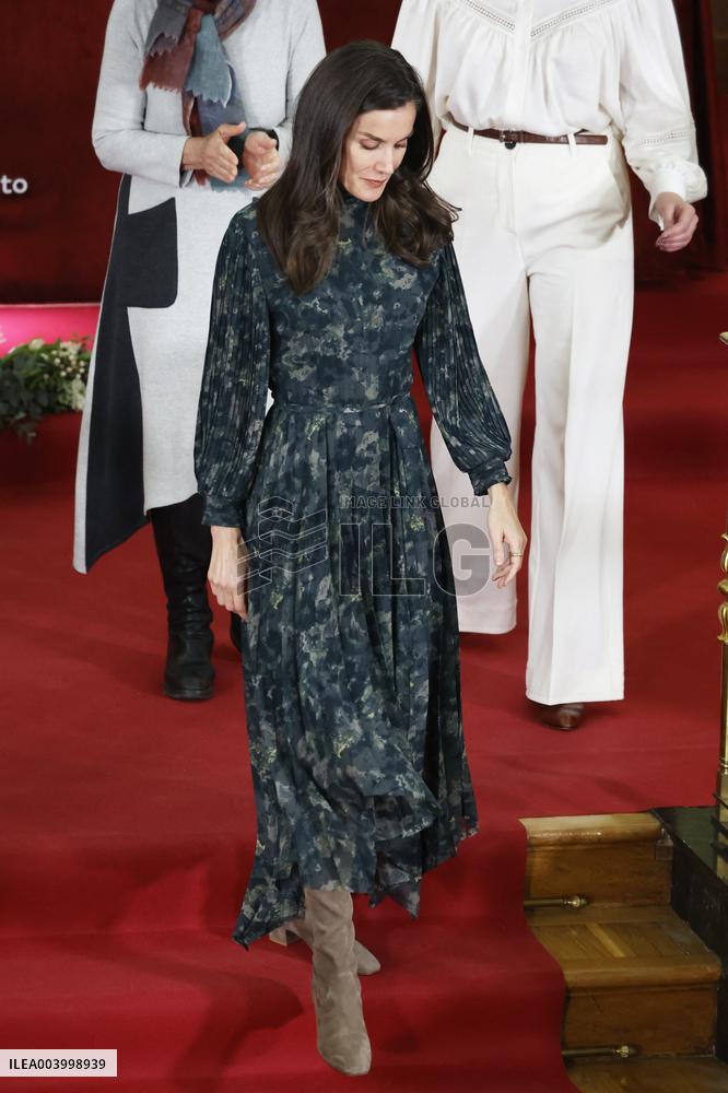 Queen Letizia Presides over FRACE Foundation Awards - Madrid