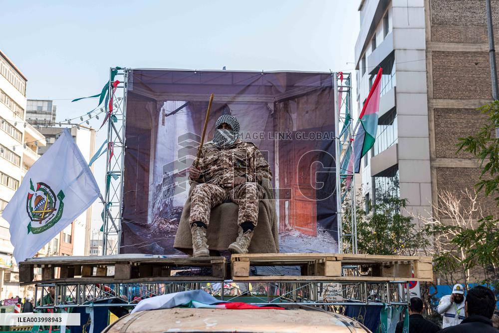 Iran Parade Basij and IRGC - Tehran