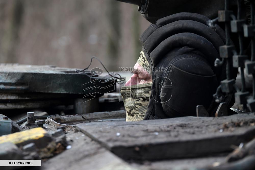 Soldiers of 3rd Tank Brigade serve in  Kharkiv region