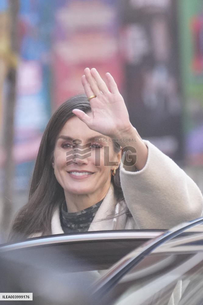 Queen Letizia Presides Over FRACE Foundation Awards - Madrid