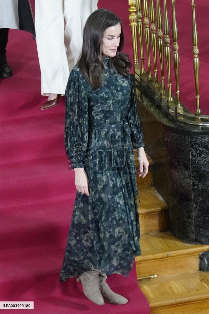 Queen Letizia Presides Over FRACE Foundation Awards - Madrid