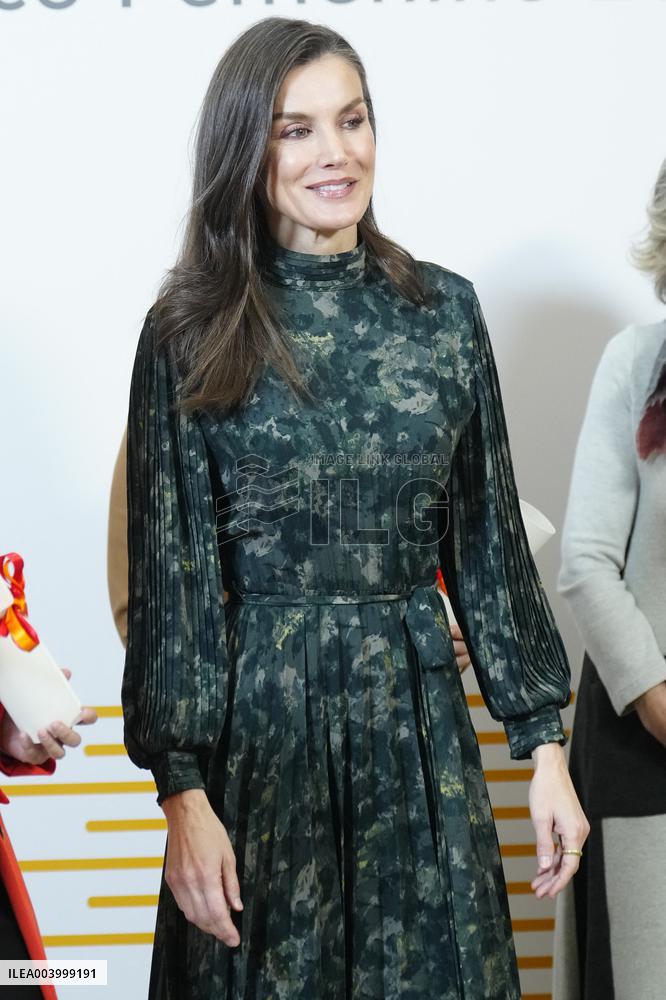 Queen Letizia Presides Over FRACE Foundation Awards - Madrid