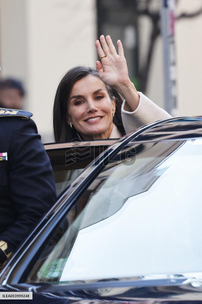 Queen Letizia Presides Over FRACE Foundation Awards - Madrid
