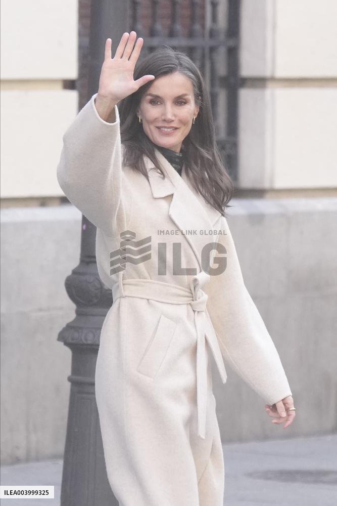 Queen Letizia Presides Over FRACE Foundation Awards - Madrid