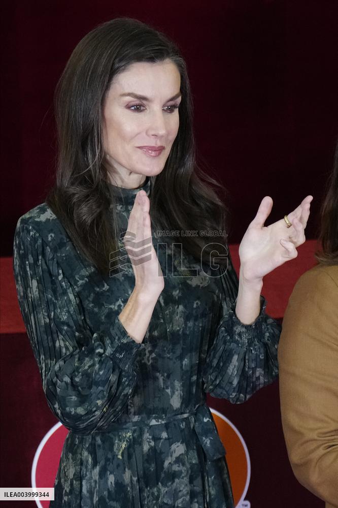 Queen Letizia Presides Over FRACE Foundation Awards - Madrid