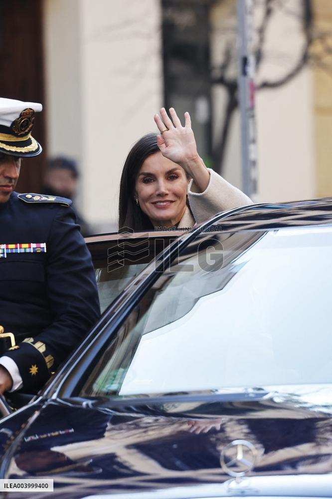 Queen Letizia Presides Over FRACE Foundation Awards - Madrid