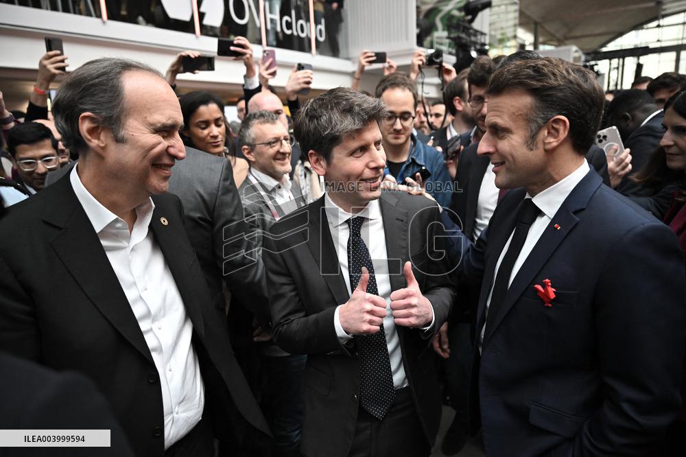 Macron at Business Day - Summit For Action On AI - Paris